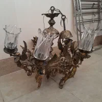 لوستر شش شاخه برنز