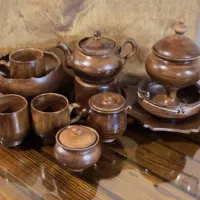 ظروف طرح چوب