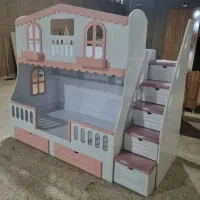 تخت دوطبقه در رنگبندی دلخواه/چکی