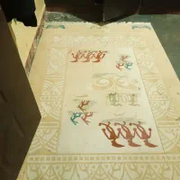 فرش|فرش|مسجد سلیمان, |دیوار