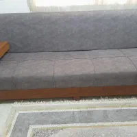 مبل ال ۸ نفره به همراه جلومبلی چرخان و میز پذیرایی