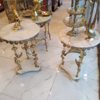 میزتلفن ومیز خاطره مدل فرشته برنزی