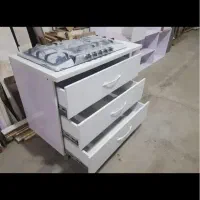 زیر گازی سه کشو و دو درب