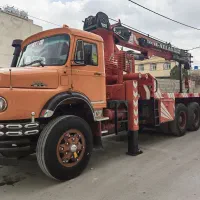 دهچرخ بنز زیرمایلر جرثقیل با دستگاه اطلس