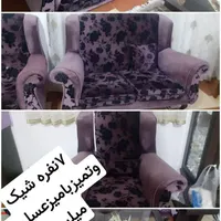 مبلمان ۷ نفره به همراه میز عسلی|مبلمان خانگی و میز عسلی|شاهرود, |دیوار