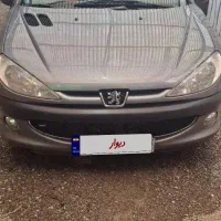 پژو 206 صندوق دار کم کار بدونه آفتاب سوختگی