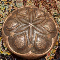 دخل مسی قلمکاریی عتیقه