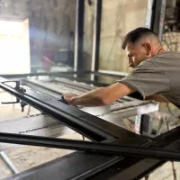 تولید پنجره دوجداره upvc وترمال بریک