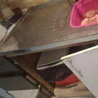 سینک وشیر وکابینت ۲درب همه باهم