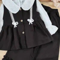 لباس مجلسی دخترانه سه تیکه صفر و صفر