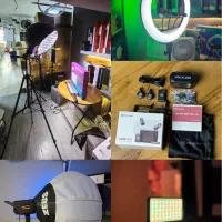 تجهیزات تولیدمحتوارینگ لایت میکروفن سافت باکس پایه