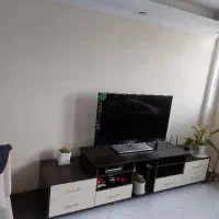 پردیس میز تلویزیون چوبی ۶ کشو در حد نو