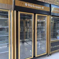 یخچال ایستاده ویترینی و پشت بسته