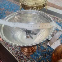 ا مسی ظروف میوه خوری .ظرف ششکلات خوری