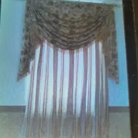 ۶عدد پرده حریر سه لایه