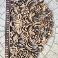 کتیبه ی پرده همراه دوتا چوب پرده و پرده کرکره