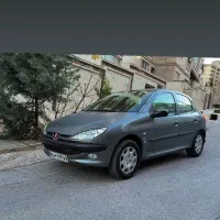 پژو ۲۰۶ مدل ۸۹ تمام فابریک کم کار دو برگ‌ سند