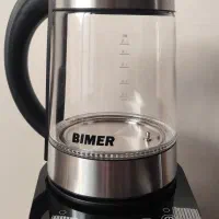 کتری برقی بیمر شیشه ای وچراغ دار