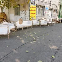 مدل مبل کلاسیک استیل کاجی