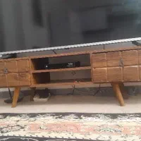میز تلویزیون آینه تابلو فرش و جاکفشی سالم