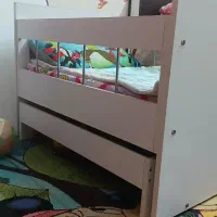 تخت گهواره نوزاد سفید