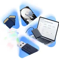 انواع هارد بازیابی ریکاوری اطلاعات هارد فلش دوربین