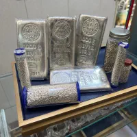 نقره ساچمه ای و شمش نقره