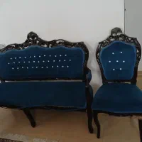 مبل سلطنتی درحدنو یک عدد سه نفره ویک عدد یک نفره