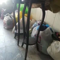 میز کنارسالنی قهوه ای