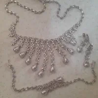 سرویس طلا سفید عروس زیبا