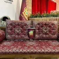 فروش سرویس پنج تکه پشتی سنتی ترمه طرح سالار