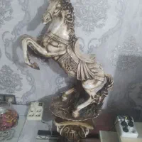 مجسمه دکوری اسب و یوزپلنگ