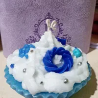 شمع معطر و سنگ مصنوعی