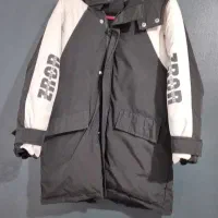 کاپشن  نو   مشکی سفید جنس عالی