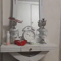 آینه شمعدان سالم ست کامل همراه ساعت