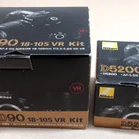 دوربین عکاسی نیکون d90 وnikon d5200  در حد نو