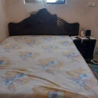 تخت و پاتختی چوبی