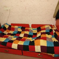 سرویس خواب یک نفره نوجوان چهار کاره سه تکه