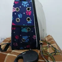 باکس سگ و گربه به همراه قلاده تنی متری