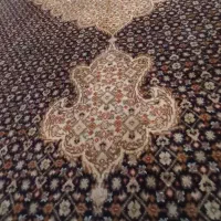 دستبافت‌تبریز۹‌متری‌‌گل ابریشم۵۵ رج تمام