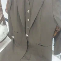 مانتو کت بلند وجلیقه وشلوار نو