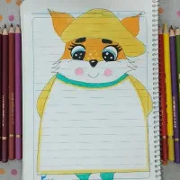 تزیین دفتر مشق