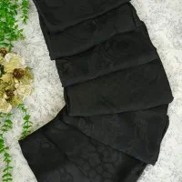 شال مشکی نخ ژاکارد