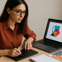 طراحی بنر کاتالوگ شبکه های اجتماعی تراکت کارت لوگو