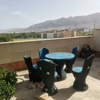 میزگرد میز وصندلی بتنی