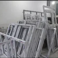 درب و پنجره دوجداره UPVC توری پلیسه
