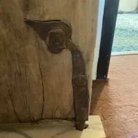 درب چوبی قدیمی سالم