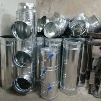 لوله بخاری زانو تبدیل اچ سه راهی هواکش بادی کانال