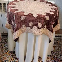 رومیزی مخمل سرمه دوزی