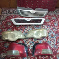 خطر عقب 132،چراغای جلو 132جفت کامل،جلو پنجره 132